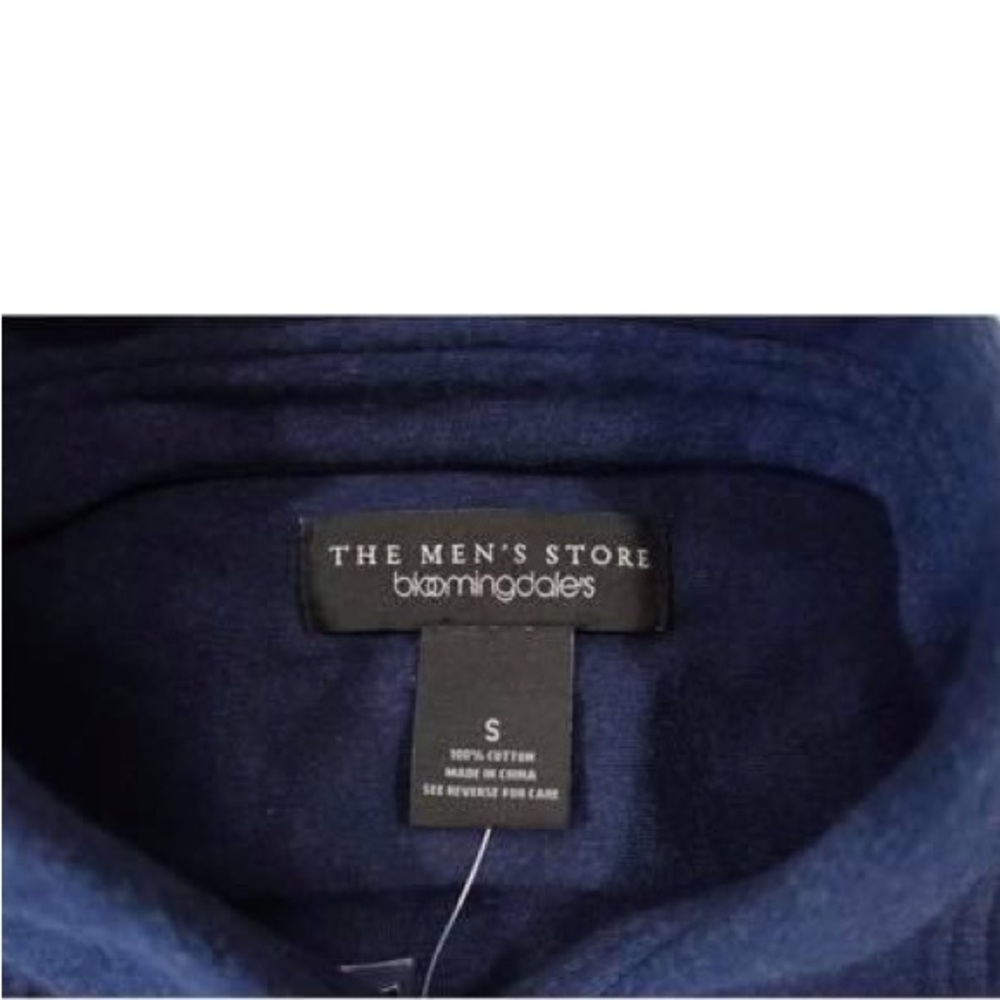 BLOOMINGDALES Blue Polo Sweater - Picture 3 of 11